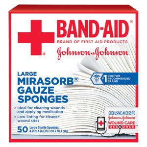 Band-Aid® Mirasorb® Gauze Sponges Product Image