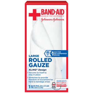 Band-Aid® First Aid Rolled Gauze  Product Image